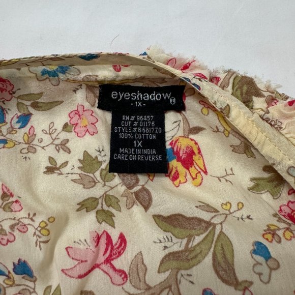 Eyeshadow Women's Top Blouse, Size 1X - Picture 5 of 11